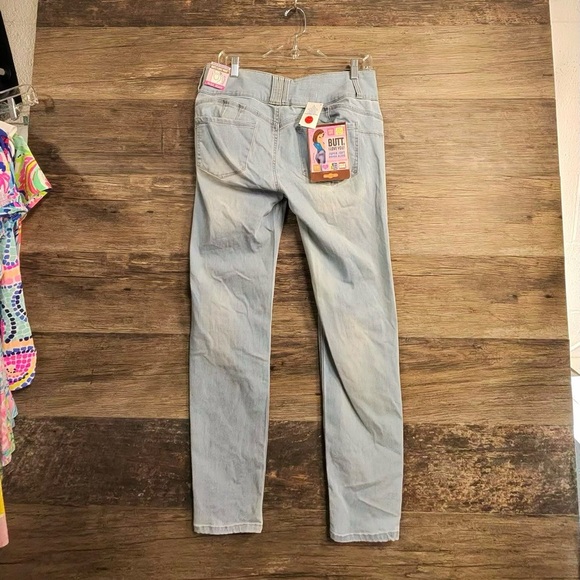 Wax Jean Light Blue Ripped Skinny Jeans - Picture 4 of 9